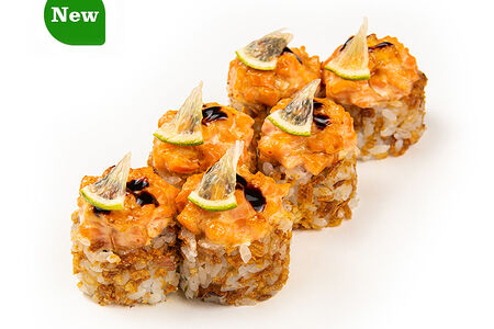 Запеченный ролл Спайси Лосось