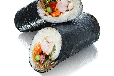 Суширрито с курицей и креветками