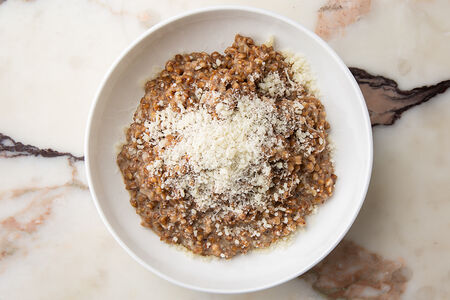 Греча с пармезаном