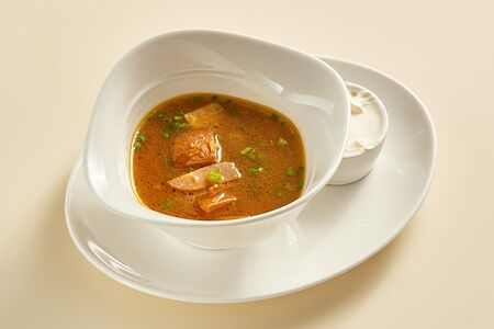 Грибная похлебка с полбой