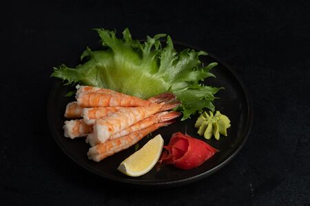 Сашими с креветкой