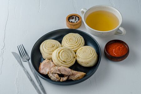 Хинкал даргинский с курицей