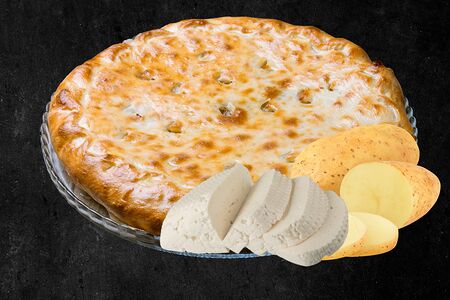 Пирог с картофелем и сыром