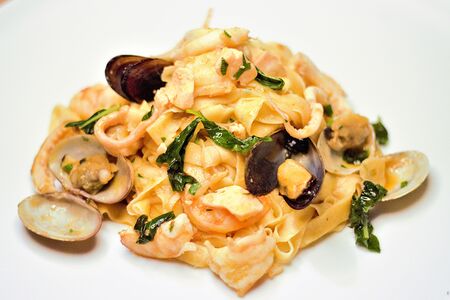 Паста с морепродуктами 