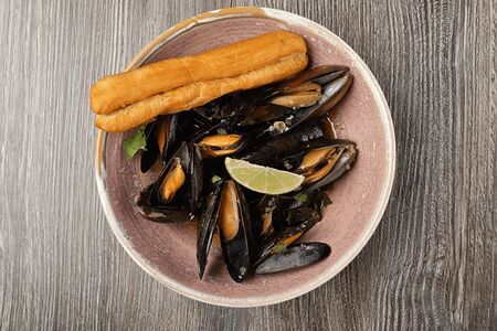 Мидии в тайском соусе