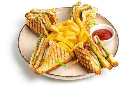 Клаб-сэндвич с курицей