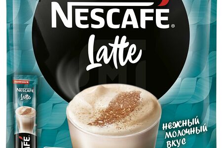 Nescafe Кофе латте растворимый 7 пак