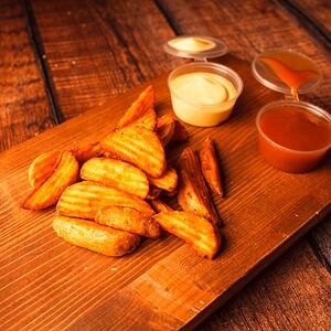 Картофель по-деревенски маленький