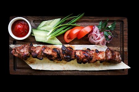 Шашлык из cвинoй шеи