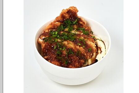 Чикен кацу с рисом