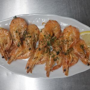 Креветки жареные