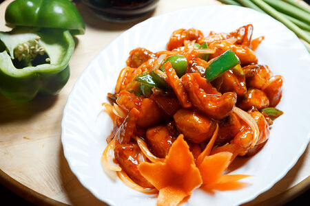 Кета в кисло-сладком соусе