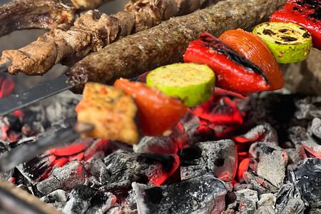 Овощи на мангале