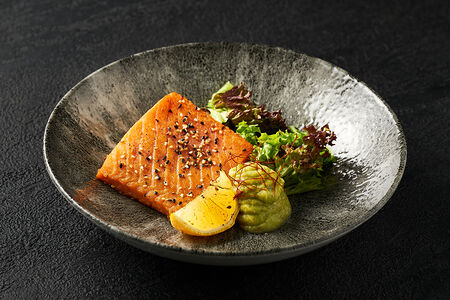 Стейк из лосося