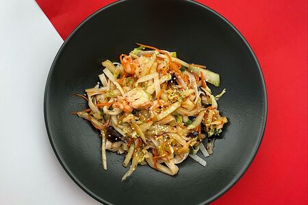 Рисовая лапша с морепродуктами