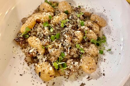 Картофельные ньокки с кроликом