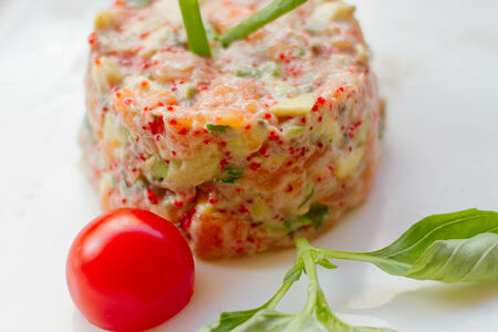 Тартар из лосося