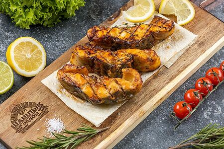 Шашлык из филе осетрины