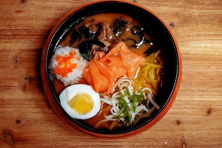 Мисо-суп с лососем