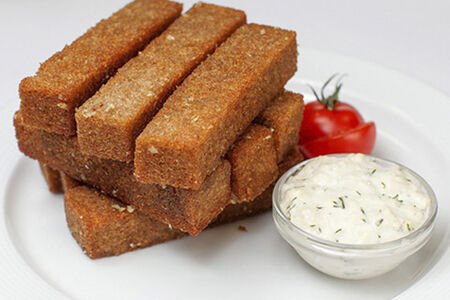 Гренки чесночные