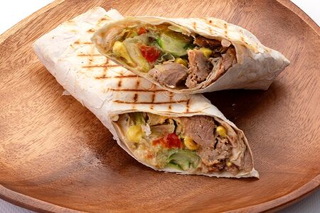 Лаваш с томленой уткой