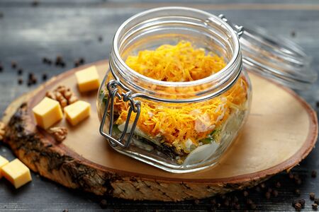 Салат с цыпленком и курагой