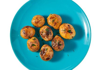 Картофель мини на мангале