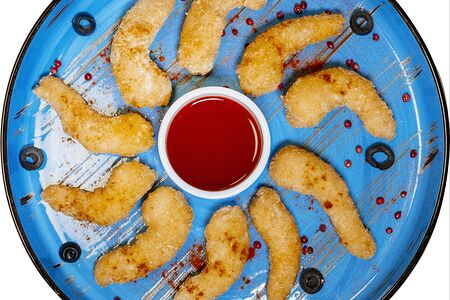 Креветки в кляре