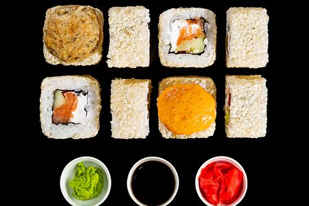 Запеченный Микс с Лососем