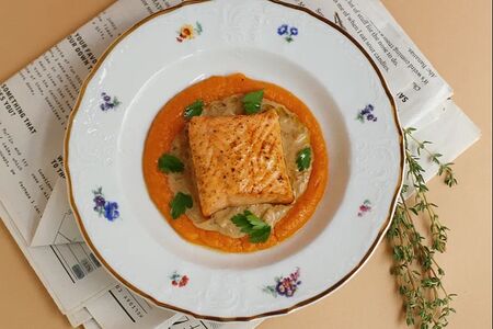 Запечённый лосось