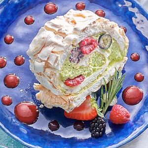 Меренговый рулет