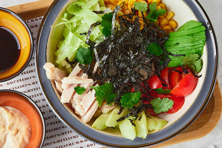 Поке боул с цыпленком