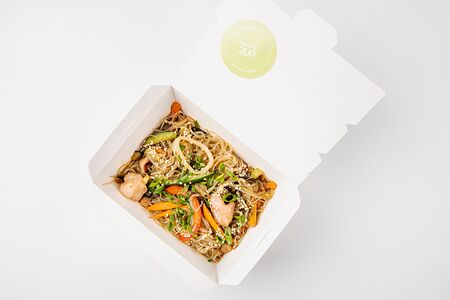 Wok и картошка фри