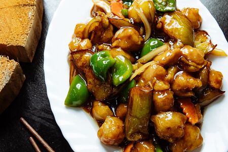 Свинина с баклажанами