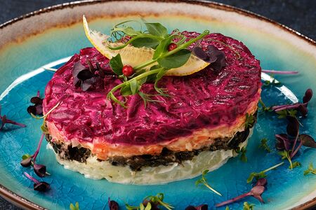 Салат Шуба Веган, без глютена