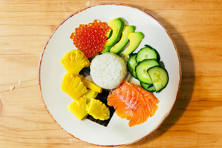 Поке с лососем