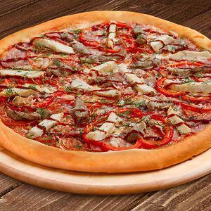 Пицца Камелот 30 см на тонком тесте