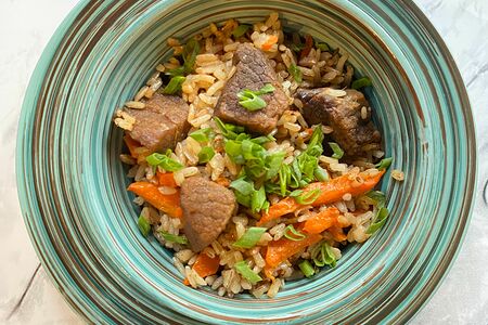 Плов девзира с телятиной