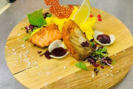 Шашлык из семги