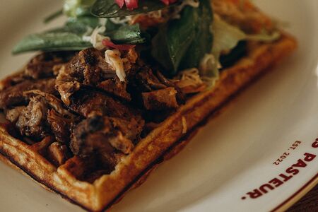 Вафли с брискетом