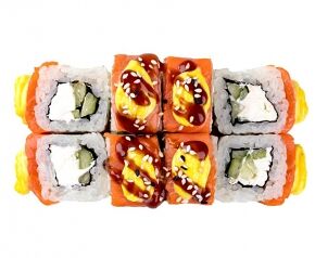 Запеченный ролл филадельфия