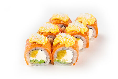 Филадельфия с карамелью и манго