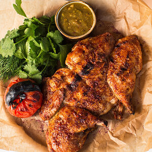 Цыпленок на углях