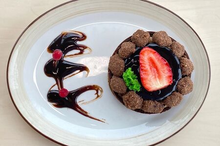 Тарт шоколад - ваниль