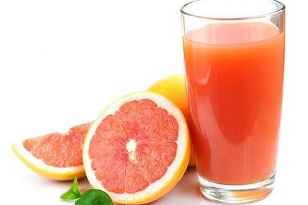 Грейпфрутовый свежий сок