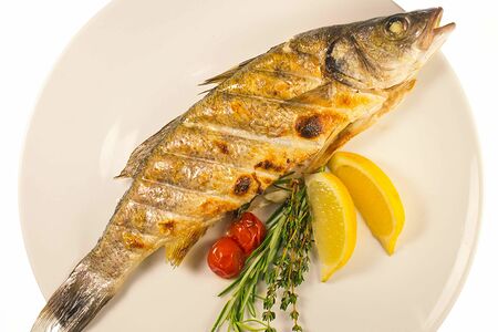 Сибас на гриле