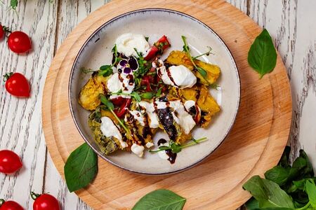 Баклажаны со страчателлой