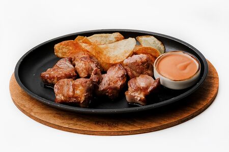 Свиная шея гриль