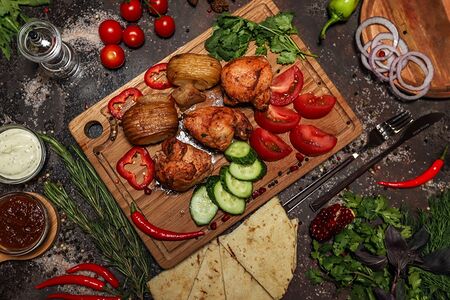 Бизнес порция с курицей