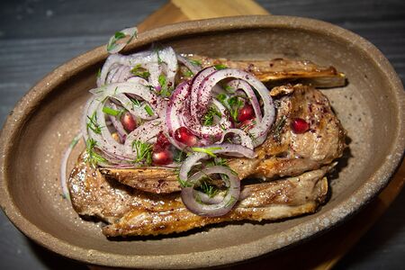 Каре ягнёнка на углях